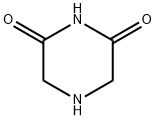 2,6-ピペラジンジオン 化学構造式