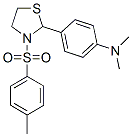 Thiazolidine, 2-[4-(dimethylamino)phenyl]-3-[(4-methylphenyl)sulfonyl]- (9CI) Struktur