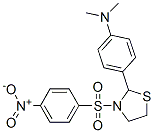 Thiazolidine, 2-[4-(dimethylamino)phenyl]-3-[(4-nitrophenyl)sulfonyl]- (9CI)|