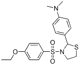 Thiazolidine, 2-[4-(dimethylamino)phenyl]-3-[(4-ethoxyphenyl)sulfonyl]- (9CI) Structure