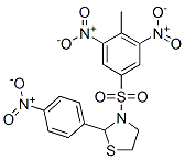 Thiazolidine, 3-[(4-methyl-3,5-dinitrophenyl)sulfonyl]-2-(4-nitrophenyl)- (9CI),477489-72-8,结构式