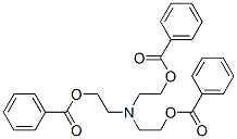 2,2',2''-nitrilotriethyl tribenzoate Struktur