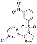 477515-62-1 Thiazolidine, 2-(3-chlorophenyl)-3-[(3-nitrophenyl)sulfonyl]- (9CI)