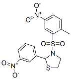 Thiazolidine, 3-[(2-methyl-5-nitrophenyl)sulfonyl]-2-(3-nitrophenyl)- (9CI)|