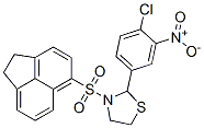 Thiazolidine, 2-(4-chloro-3-nitrophenyl)-3-[(1,2-dihydro-5-acenaphthylenyl)sulfonyl]- (9CI),477516-29-3,结构式