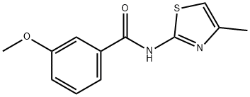 Benzamide, 3-methoxy-N-(4-methyl-2-thiazolyl)- (9CI)|
