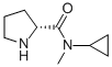 2-Pyrrolidinecarboxamide,N-cyclopropyl-N-methyl-,(2R)-(9CI) 结构式