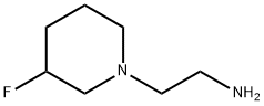 1-Piperidineethanamine,3-fluoro-(9CI) 化学構造式