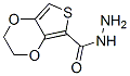 Thieno[3,4-b]-1,4-dioxin-5-carboxylic acid, 2,3-dihydro-, hydrazide (9CI) Structure