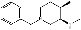 (3R,4R)-1-Benzyl-N,4-dimethylpiperidin-3-amine Struktur