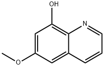 6-甲氧基-8-喹啉醇 结构式