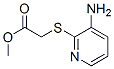 Acetic acid, [(3-amino-2-pyridinyl)thio]-, methyl ester (9CI) Structure