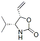 2-Oxazolidinone,5-ethenyl-4-(1-methylethyl)-,(4R,5S)-(9CI) 化学構造式