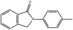 2,3-DIHYDRO-2-(4-METHYLPHENYL)-1H-ISOINDOL-1-ONE 化学構造式