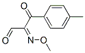Benzenepropanal, 4-methyl-beta-oxo-, alpha-(O-methyloxime) (9CI) 结构式