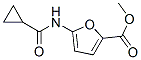 2-Furancarboxylicacid,5-[(cyclopropylcarbonyl)amino]-,methylester(9CI) 结构式