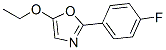 Oxazole, 5-ethoxy-2-(4-fluorophenyl)- (9CI) Struktur