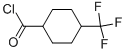 Cyclohexanecarbonyl chloride, 4-(trifluoromethyl)- (9CI) Structure