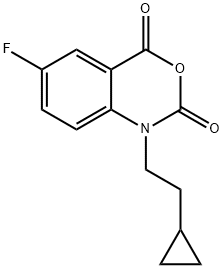 1-(2-CYCLOPROPYL-ETHYL)-6-FLUORO-1H-BENZO[D][1,3]OXAZINE-2,4-DIONE