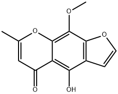 7-Methyl-4-hydroxy-9-methoxy-5H-furo[3,2-g][1]benzopyran-5-one|化合物 T32394