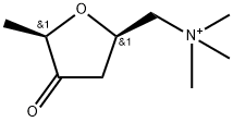 (2S,5S)-Tetrahydro-4-oxo-5,N,N,N-tetramethyl-2-furanmethanaminium Structure