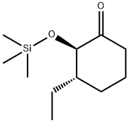 Cyclohexanone, 3-ethyl-2-[(trimethylsilyl)oxy]-, (2R,3S)- (9CI) 结构式