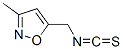 Isoxazole, 5-(isothiocyanatomethyl)-3-methyl- (9CI) 结构式