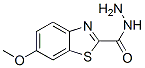 2-Benzothiazolecarboxylicacid,6-methoxy-,hydrazide(9CI),478165-98-9,结构式
