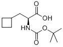 (S)-2-(tert-butoxycarbonylamino)-3-cyclobutylpropanoic acid Structure