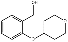 [2-(Tetrahydropyran-4-yloxy)phenyl]methanol Structure