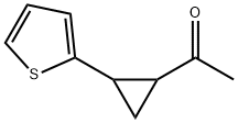 Ethanone,1-[2-(2-thienyl)cyclopropyl]- Struktur