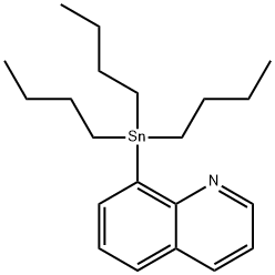 QUINOLINE-8-TRIBUTYLSTANNANE Structure