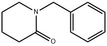 1-ベンジル-2-ピペリドン 化学構造式