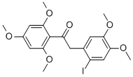 ETHANONE, 2-(2-IODO-4,5-DIMETHOXYPHENYL)-1-(2,4,6-TRIMETHOXYPHENYL)- 化学構造式