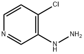 Pyridine, 4-chloro-3-hydrazino- (9CI) 化学構造式