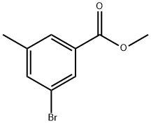 3‐ブロモ‐5‐メチル安息香酸メチル 化学構造式