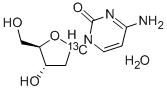 [1'-13C]2'-DEOXYCYTIDINE MONOHYDRATE Structure