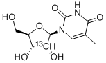 5-METHYL-[2'-13C]URIDINE,478510-98-4,结构式