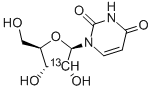 [2'-13C]URIDINE Structure