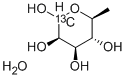 D-葡萄糖醛酸杂质13-1-13C(L鼠李糖一水合物-1-13C),478511-48-7,结构式