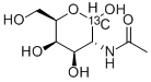 2-ACETAMIDO-2-DEOXY-D-[1-13C]GALACTOSE,478518-53-5,结构式