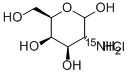 2-[15N]AMINO-2-DEOXY-D-GALACTOSE HYDROCHLORIDE Structure