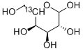 D-[5-13C]GALACTOSE, 478518-60-4, 结构式
