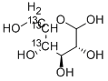 D-グルコース-4,5,6-13C3 化学構造式