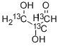 DL-グリセルアルデヒド-1,2,3-13C3 (AQUEOUS SOLUTION) 化学構造式
