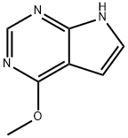 1H-Pyrrolo[2,3-d]pyrimidine, 4-methoxy- (8CI,9CI) Struktur