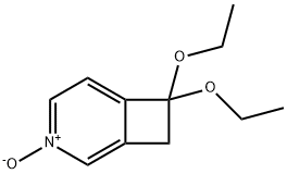 3-Azabicyclo[4.2.0]octa-1,3,5-triene,7,7-diethoxy-,3-oxide(9CI) 化学構造式