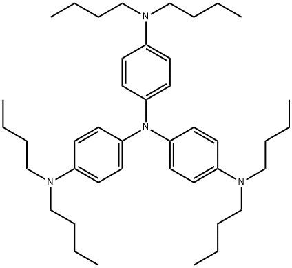 TRIS[4-(DIBUTYLAMINO)PHENYL]AMINE Struktur