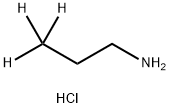 N-プロピル-3,3,3-D3-アミン塩酸塩 化学構造式