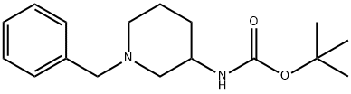 1-BENZYL-3-N-BOC-AMINOPIPERIDINE
 Structure